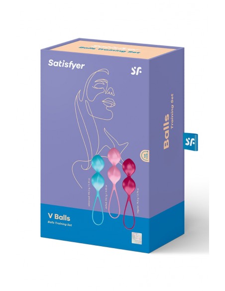 Set de 3 boules de Geisha V Balls - Satisfyer