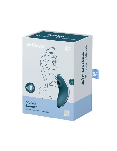 Double stimulateur Vulva Lover 1 bleu - Satisfyer