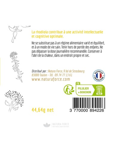 Rhodiola Rosea - gélules - Natura Force