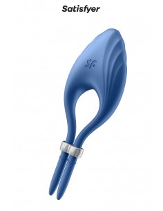 Anneau vibrant Duelist bleu - Satisfyer