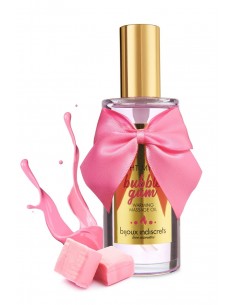 Huile de massage chauffante Bubble gum - Bijoux Indiscrets