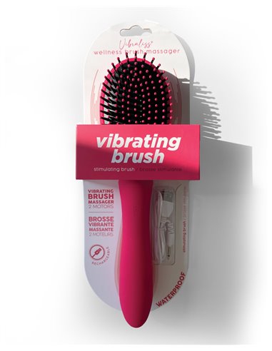 Brosse à Cheveux Vibrante - Vibraliss - Rose