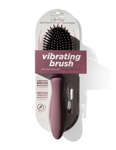 Brosse à Cheveux Vibrante - Vibraliss - Rose Poudré