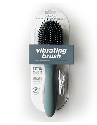 Brosse à Cheveux Vibrante - Vibraliss - Bleu/Gris