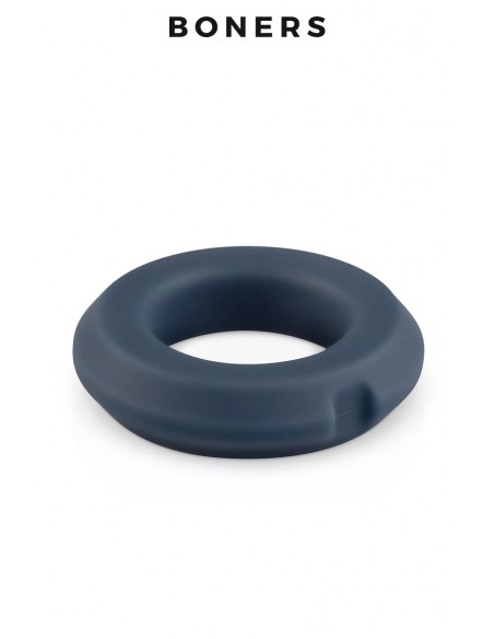 Anneau pénien silicone et acier - Boners