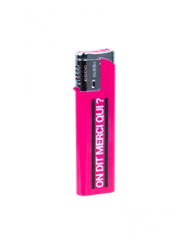 Briquet rose Jacquie et Michel