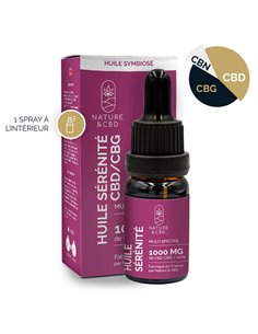 Huile Sérénité CBD/CBG - Symbiose