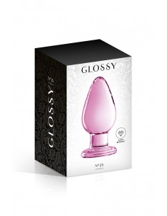Plug anal verre Glossy Toys n° 25 Pink 2
