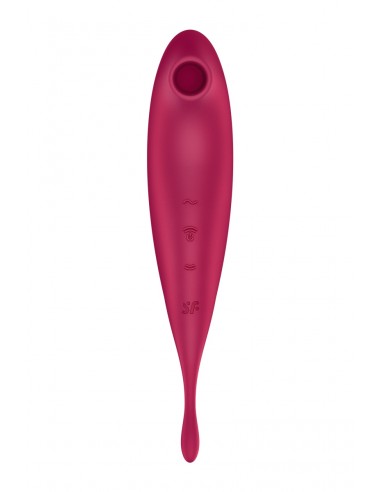 Stimulateur Satisfyer Twirling Pro+ Connecté rouge