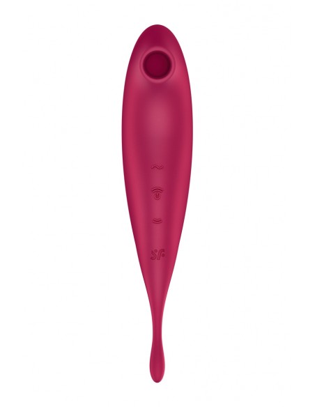 Stimulateur Satisfyer Twirling Pro+ Connecté rouge
