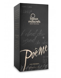 Peinture de corps Poême fraise 2