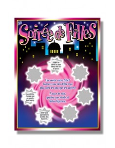 Carte à gratter Soirée de Filles