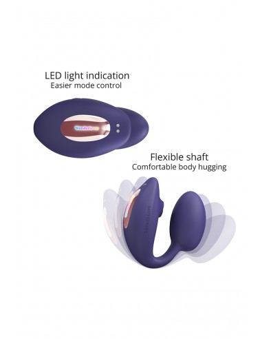 Double stimulateur Wonderlover violet - Love to Love