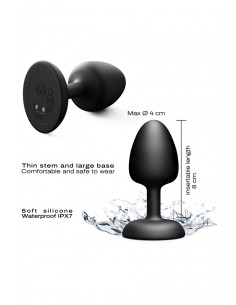 Plug anal vibrant télécommandé Geisha Plug Infinite L - Dorcel 2