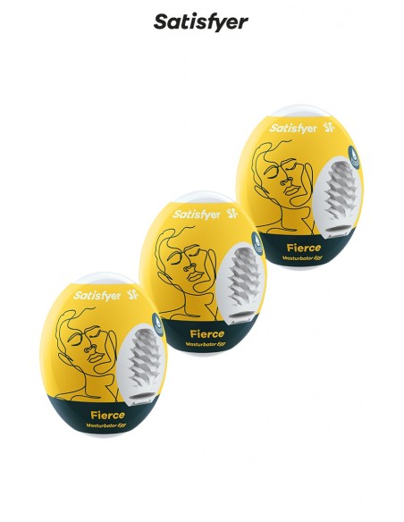 3 Masturbateurs Eggs Fierce - Satisfyer