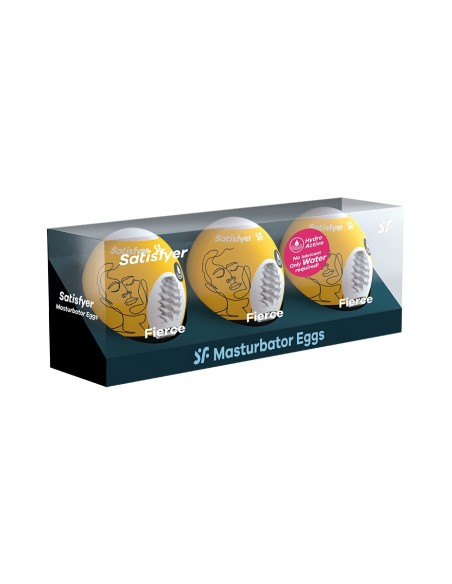 3 Masturbateurs Eggs Fierce - Satisfyer