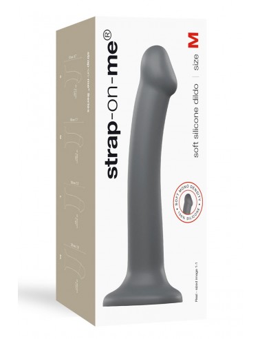 Dildo mono densité gris M - Strap On Me
