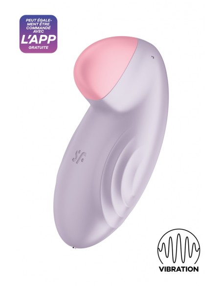Stimulateur connecté Tropical Tip lilas - Satisfyer