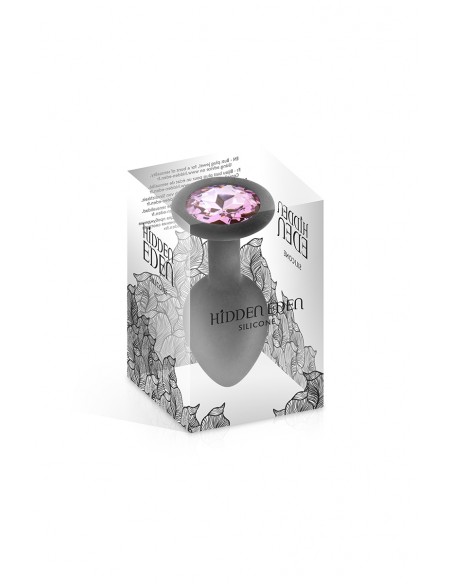 Plug bijou silicone noir S - Hidden Eden