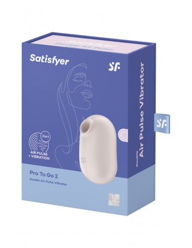 Stimulateur Satisfyer Pro To Go 2 beige