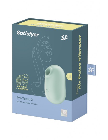 Stimulateur Satisfyer Pro To Go 2 menthe