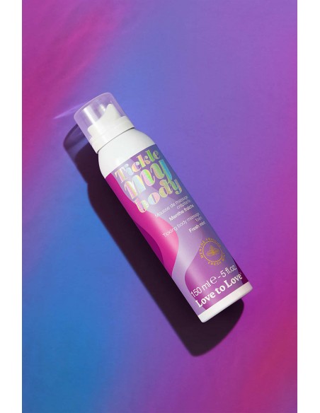 Mousse massage crépitante - menthe