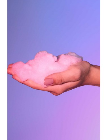 Mousse massage crépitante - barbe à papa