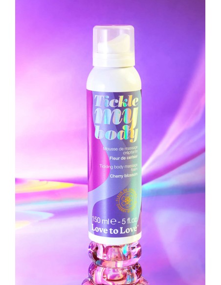 Mousse massage crépitante - fleur de cerisier