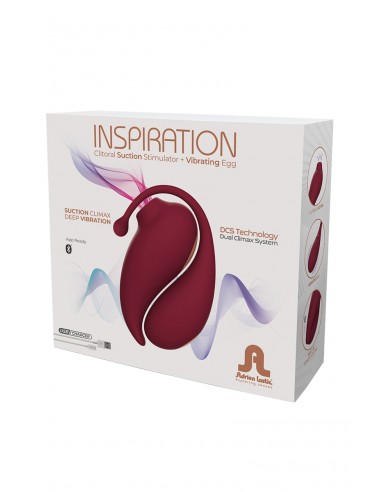 Oeuf vibrant et stimulateur clitoridien connectés Inspiration