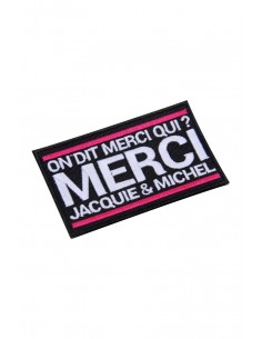 Ecusson rectangle Jacquie et Michel