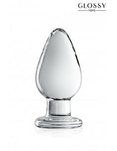Plug anal verre Glossy Toys n° 25 Clear