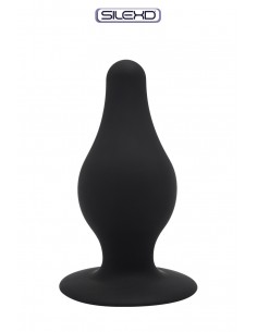 Plug anal The Original Model 2 noir 10,2 cm - SilexD