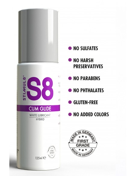 Lubrifiant hybride S8 effet sperme 125ml