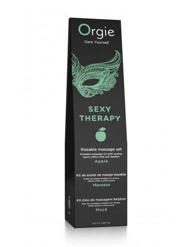 Huile de massage embrassable Sexy Therapy Pomme