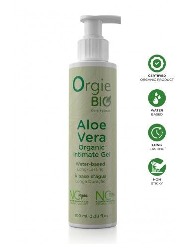 Gel Intime Bio à Base d'Eau à l'Aloe Vera