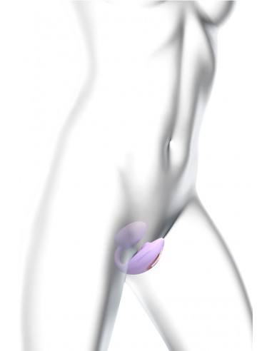 Double stimulateur Wonderlover mauve - Love to Love