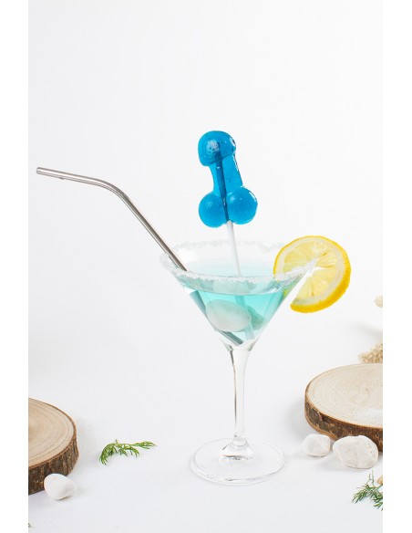 Sucette pénis gin tonic avec alcool