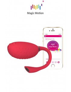 Oeuf vibrant connecté Magic Fugu rouge - Magic Motion