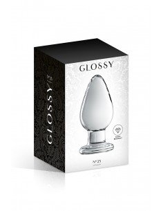 Plug anal verre Glossy Toys n° 25 Clear 2