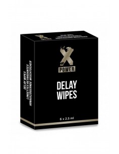 6 lingettes retardantes - XPOWER