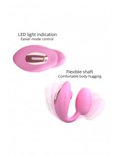 Double stimulateur Wonderlover rose - Love to Love 2