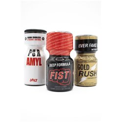 Poppers : Pack hard - 3 Poppers (10ml)