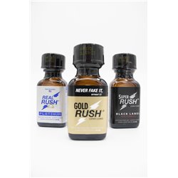 Poppers : Pack Big Rush - 3 Poppers (24ml) 2